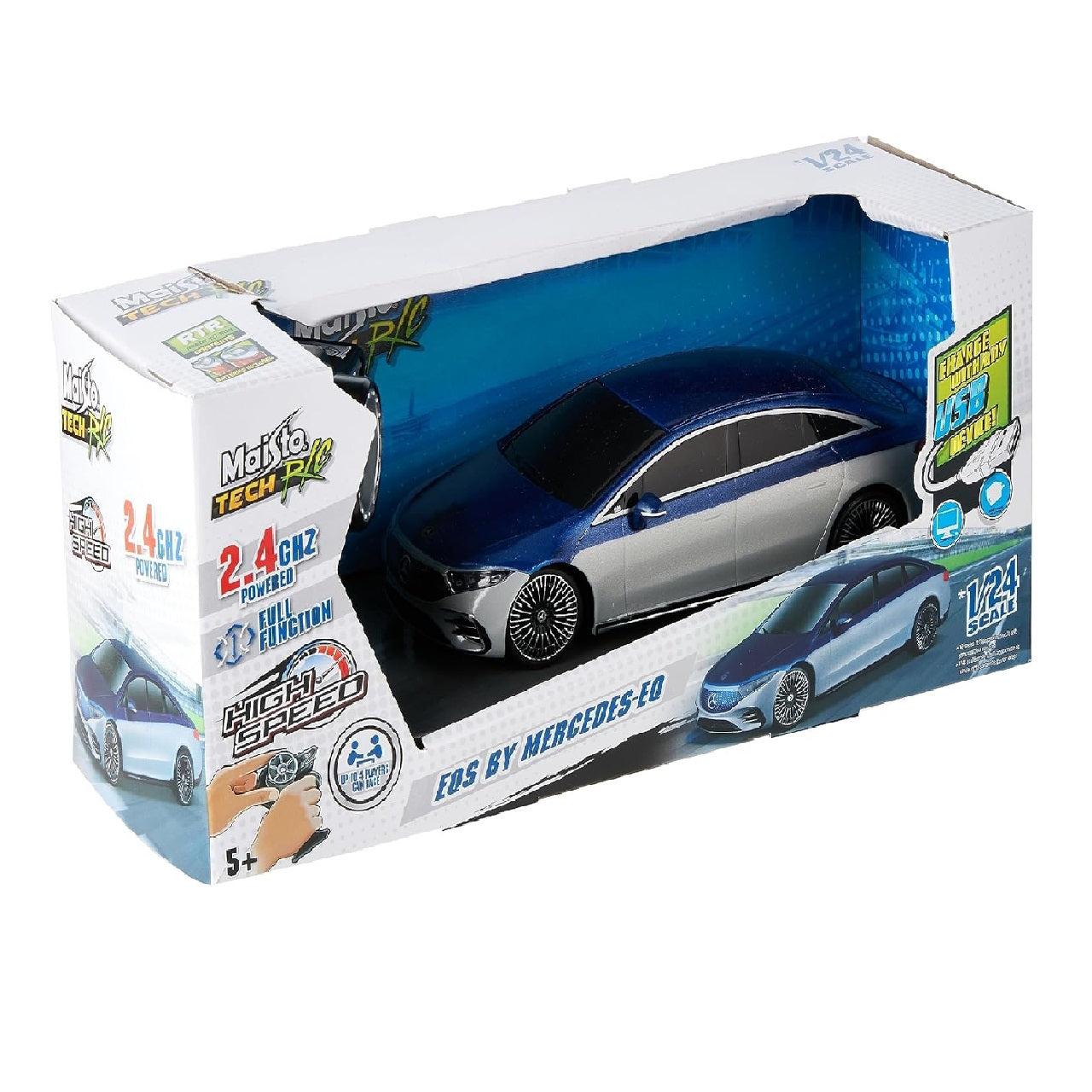 Maisto R/C - 1:24 - Premium Mercedes-Benz EQS (82341)