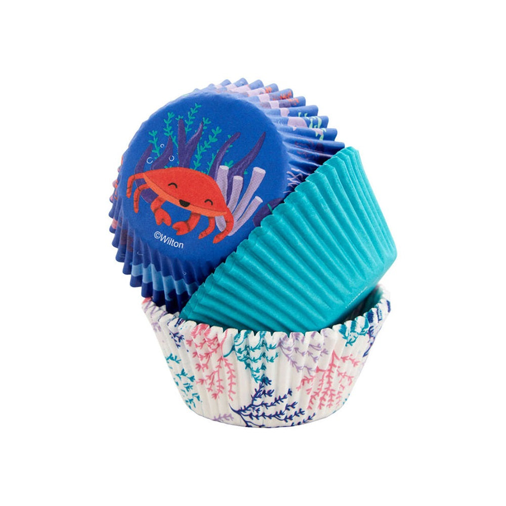 Wilton Ocean Life Standard Baking Cups, Set of 75