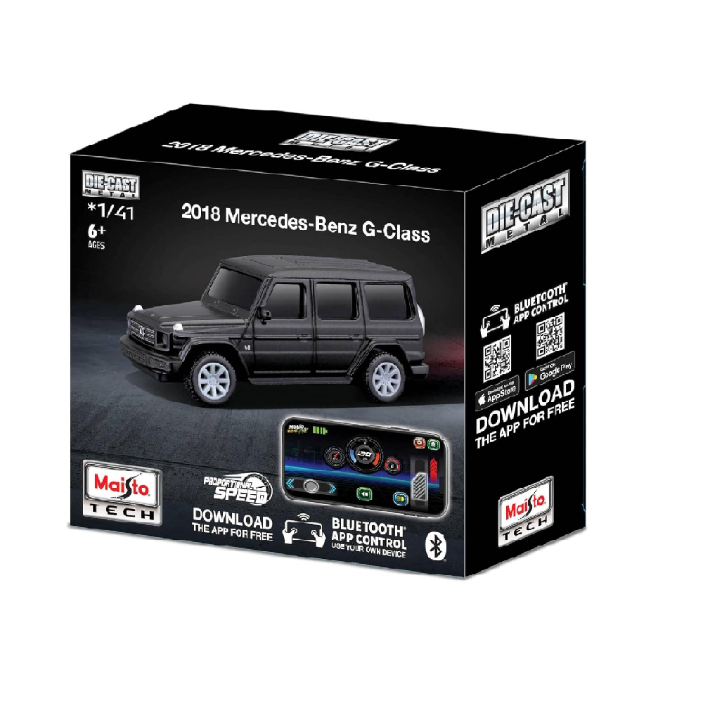 Maisto 1:41 Mini Metal R/C BT Car - Mercedes G-Class 20-23006 (82650M)