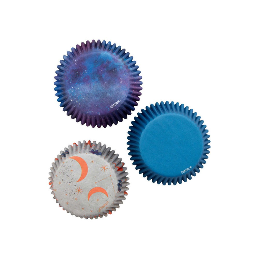 Wilton Outer Space and Galaxy Standard Baking Cups, Set of 75