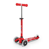 Micro - Mini Deluxe Scooter with LED Wheels - Red