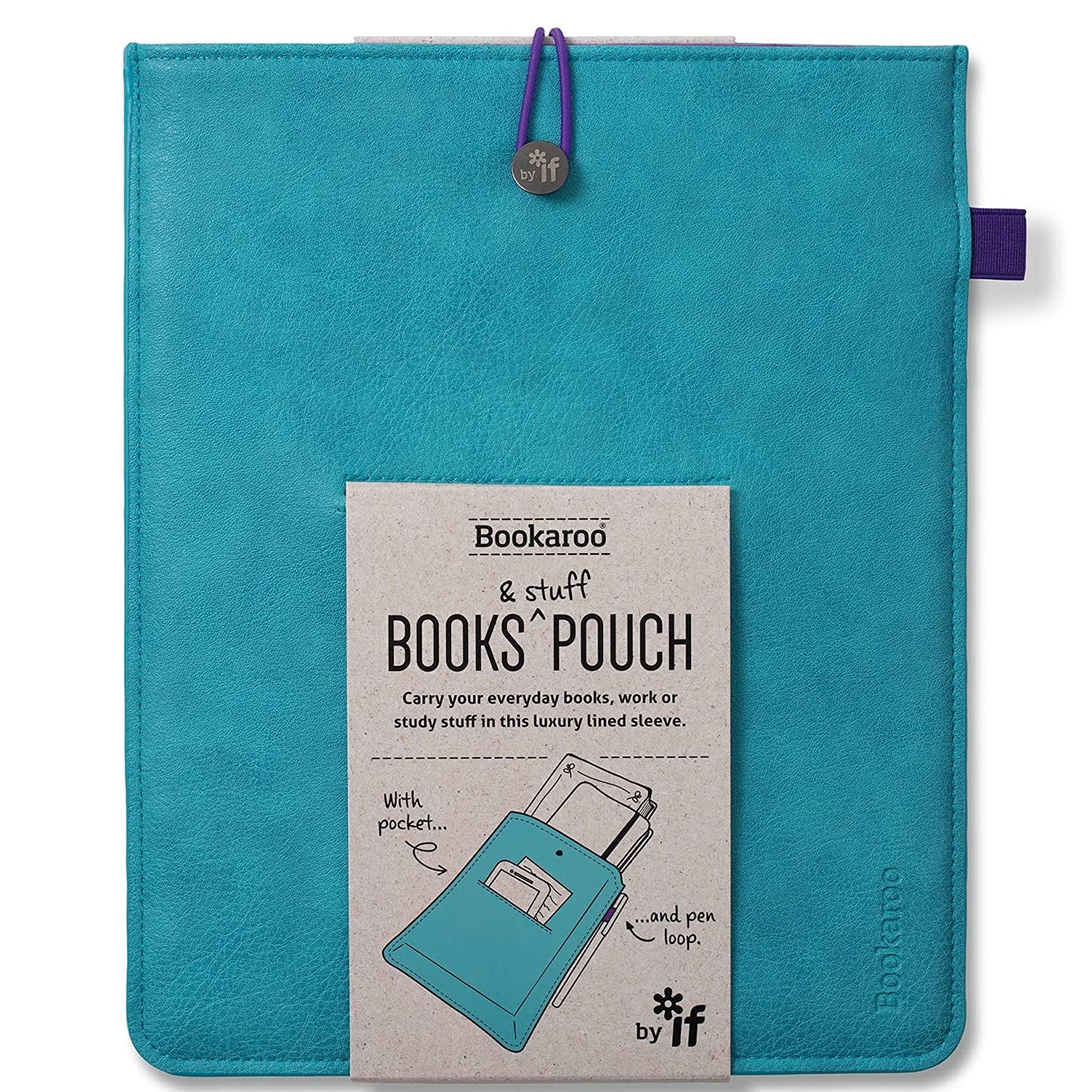 حقيبة كتب وأغراض Bookaroo - فيروزي