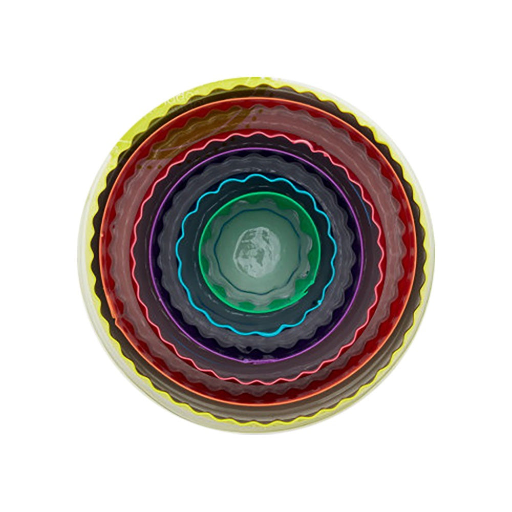 قوالب فوندانت دائرية مزدوجة القطع من ويلتون، مجموعة من 6 قطع