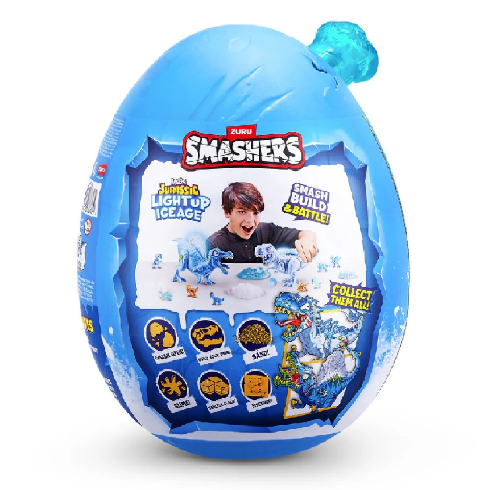 Zuru Smasher Dino Ice Age Light Up Mega Egg (S1) (ZUR-74138)