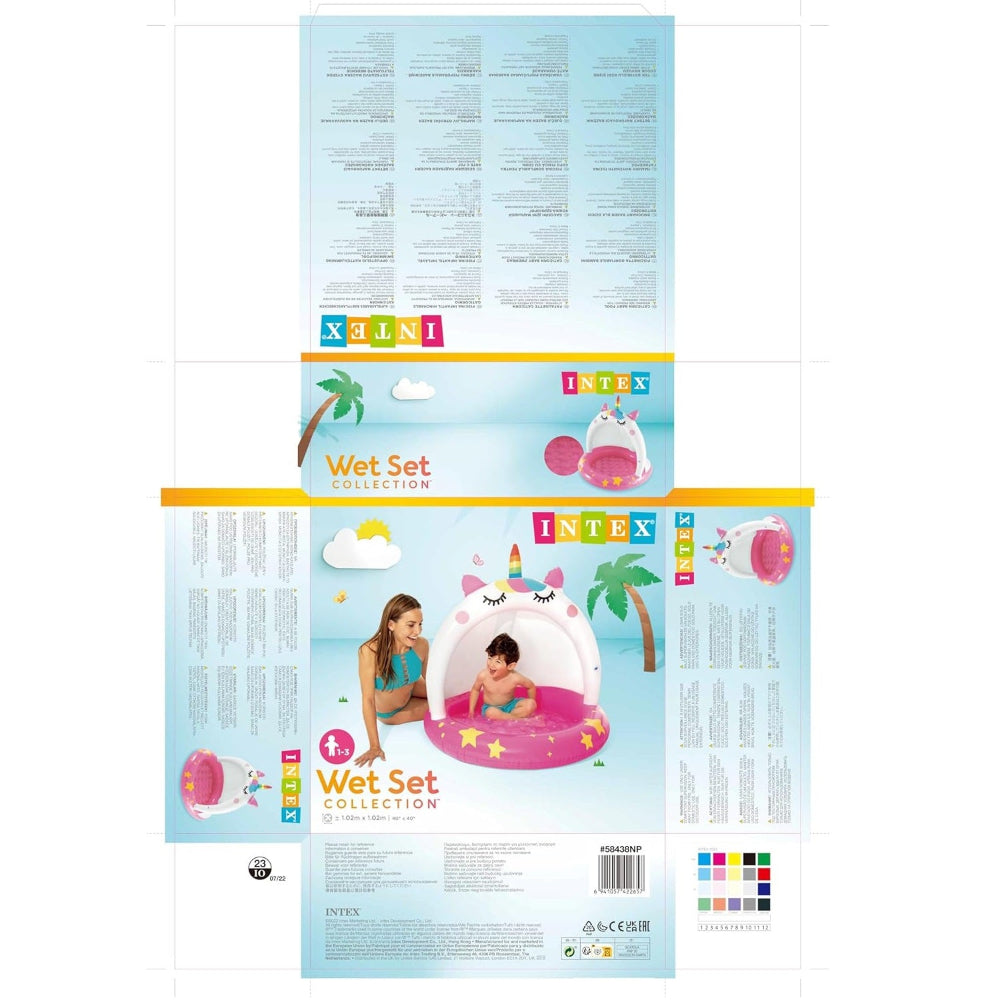 Intex Caticorn Baby Pool (102cmx102cm) (58438)