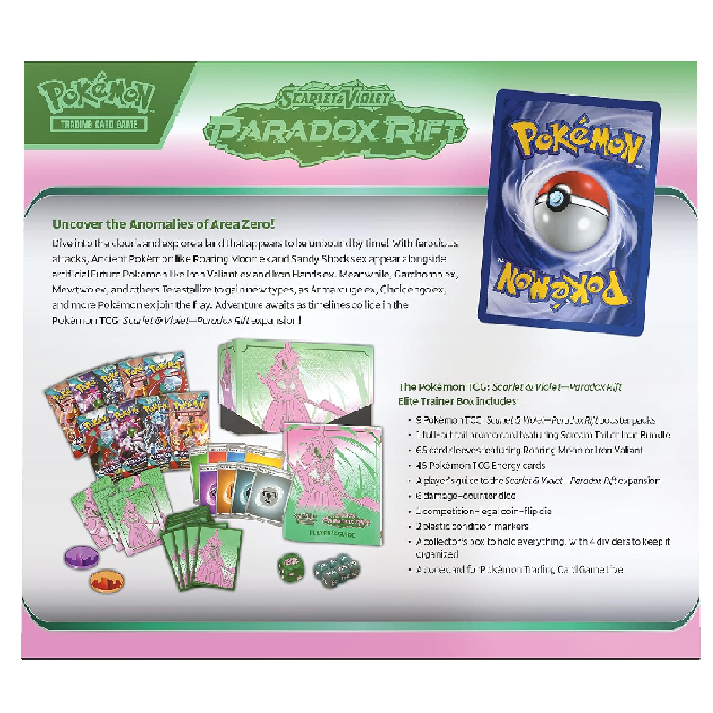Pokemon TCG Scarlet & Violet Paradox Rift Elite Trainer Box