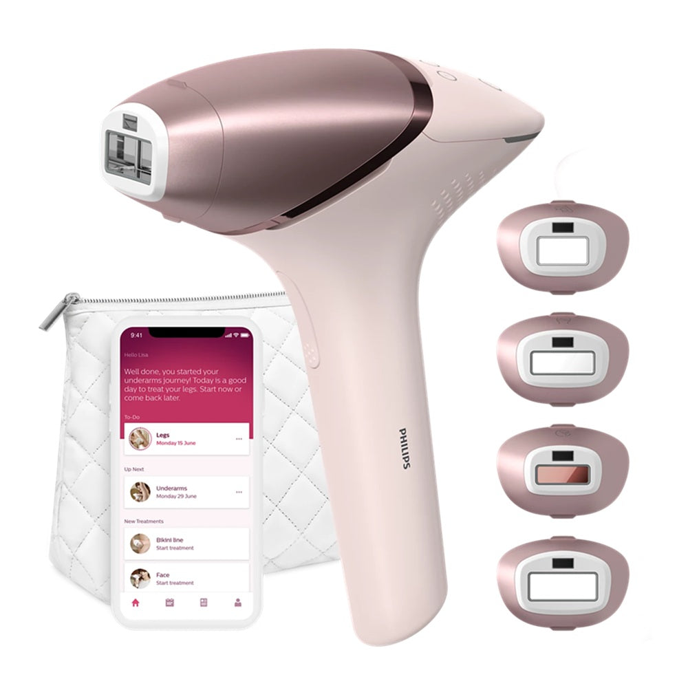 Philips Lumea IPL 9000 Series Hair Removal Device - Pink