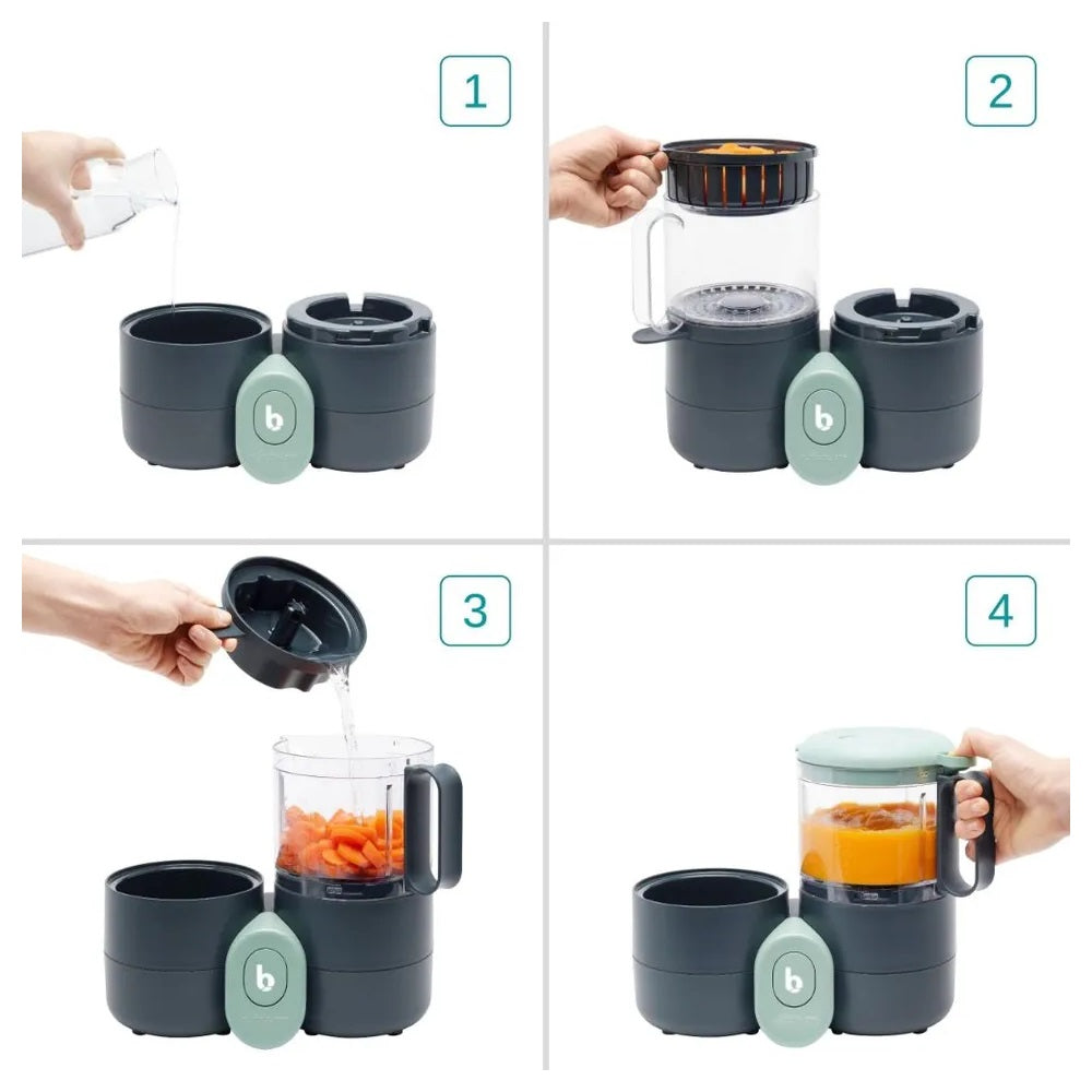 مجموعة محضرات الطعام Babymoov Nutribaby One 4 في 1