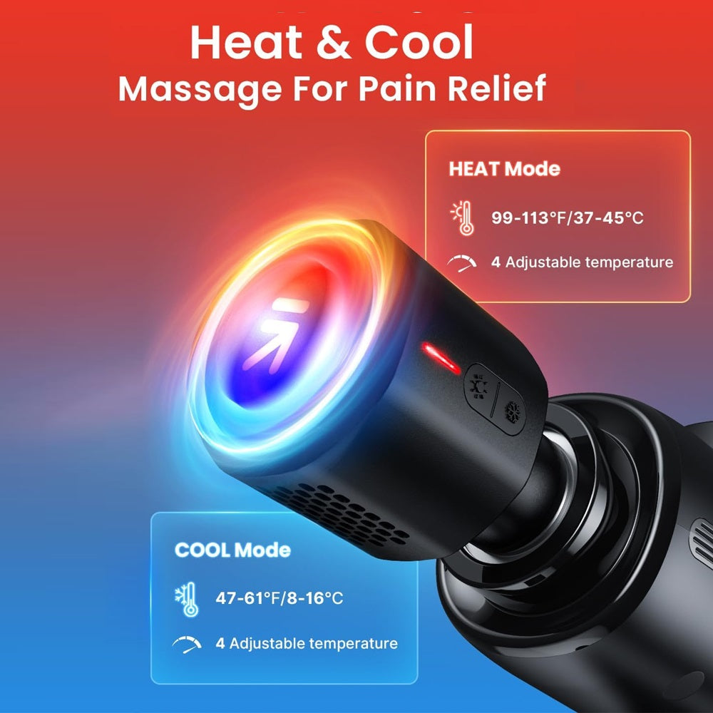 Renpho Active Therma Massage Gun - Black