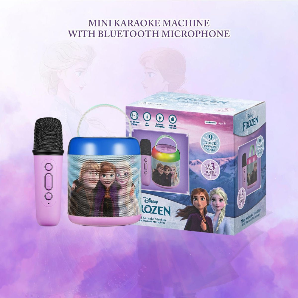 Disney Frozen 2 Cylinder Karaoke Machine with BT Mic (DY-2607-FR)