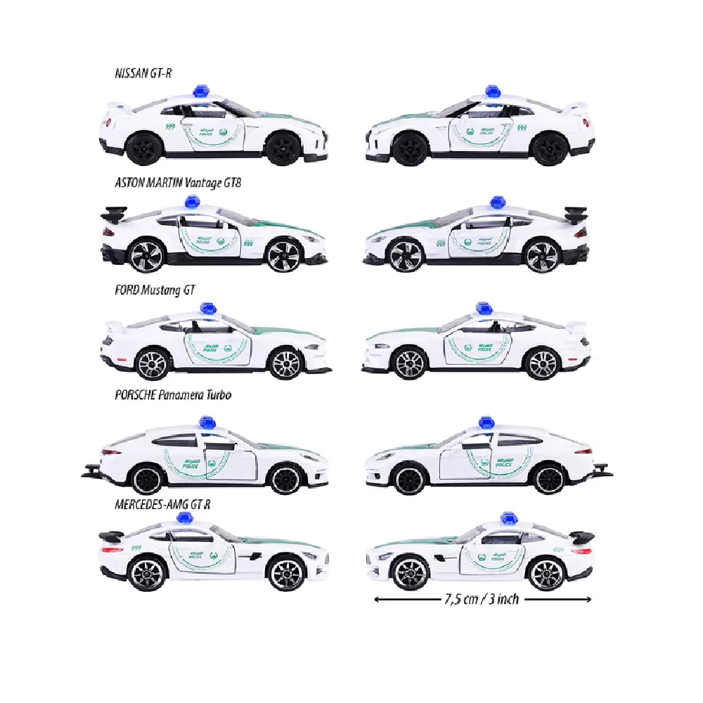 Majorette Dubai Police 5pc Gift Pack Version 1