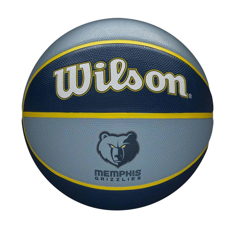Wilson Nba Memphis Grizzlies Basketball - Navy Blue/Light Blue/Yellow