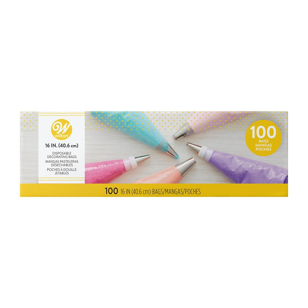Wilton Disposable Decorating Bags 40.6 cm, Set of 100