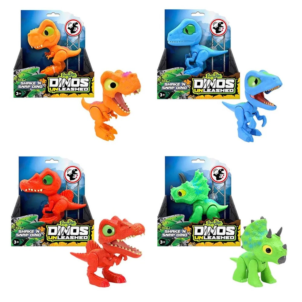 Funville Chomping Dinos 4 Assorted