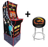 Arcade1UP Mortal Kombat with Light-up Marquee, stool and Riser (Limited Edition)