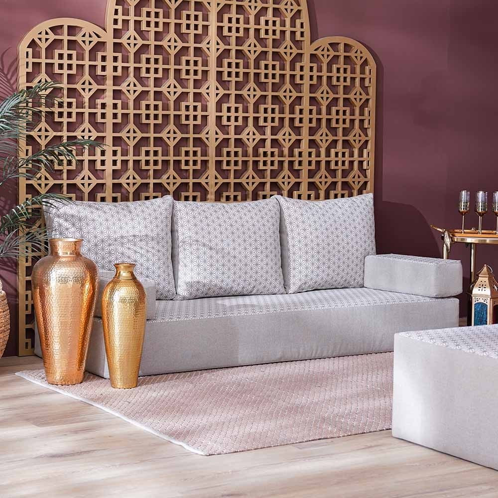 مجلس عربي 3 مقاعد - رمادي