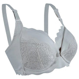 Okus - Elegant Seamless Maternity & Nursing Bra - Light Grey - Medium