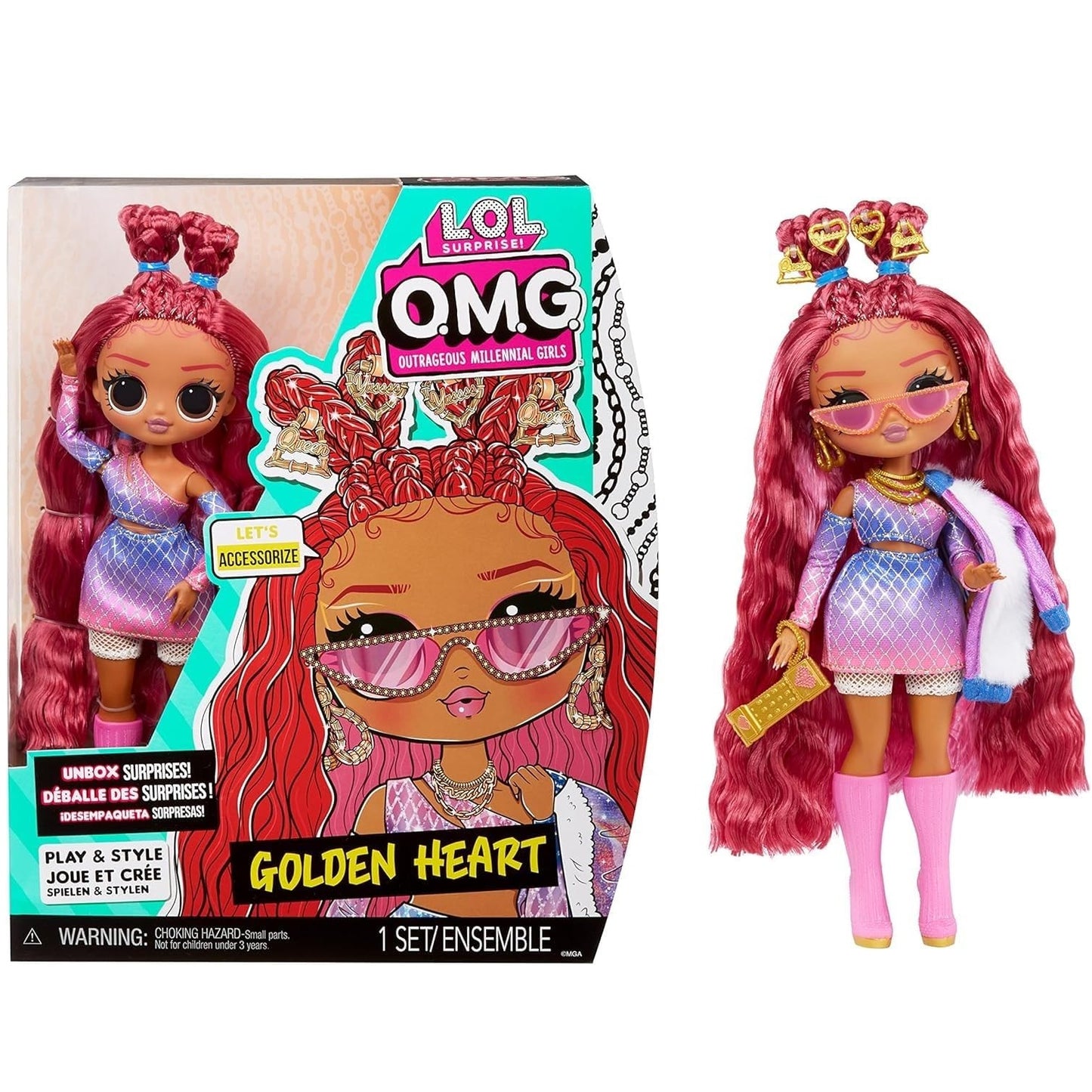 LOL Surprise OMG Core Golden Heart Doll
