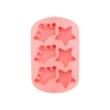 Wilton Royal Crowns and Stars Silicone Cake Mold, 6 Cavities
