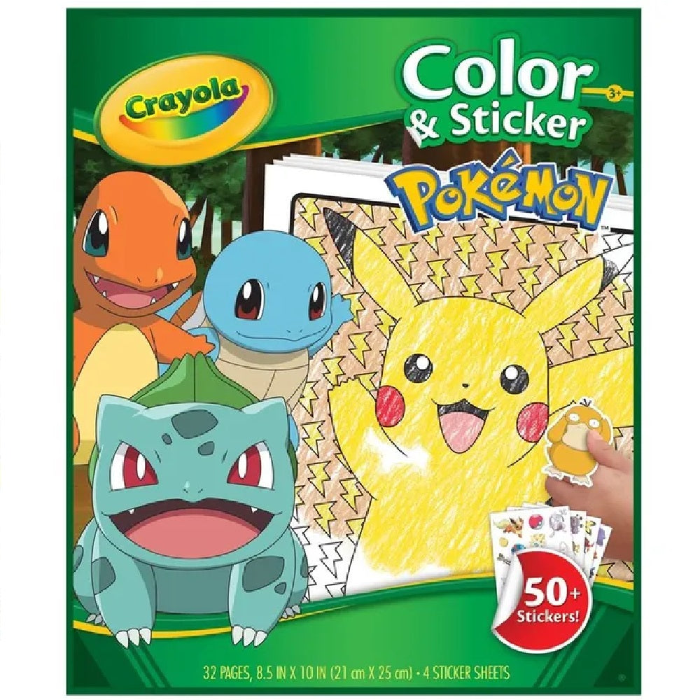 Crayola Color & Sticker, Pokemon