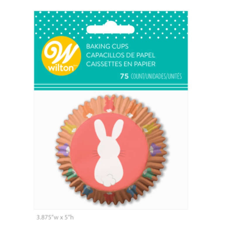 Wilton Bunnies Standard Baking Cups, Pack of 75