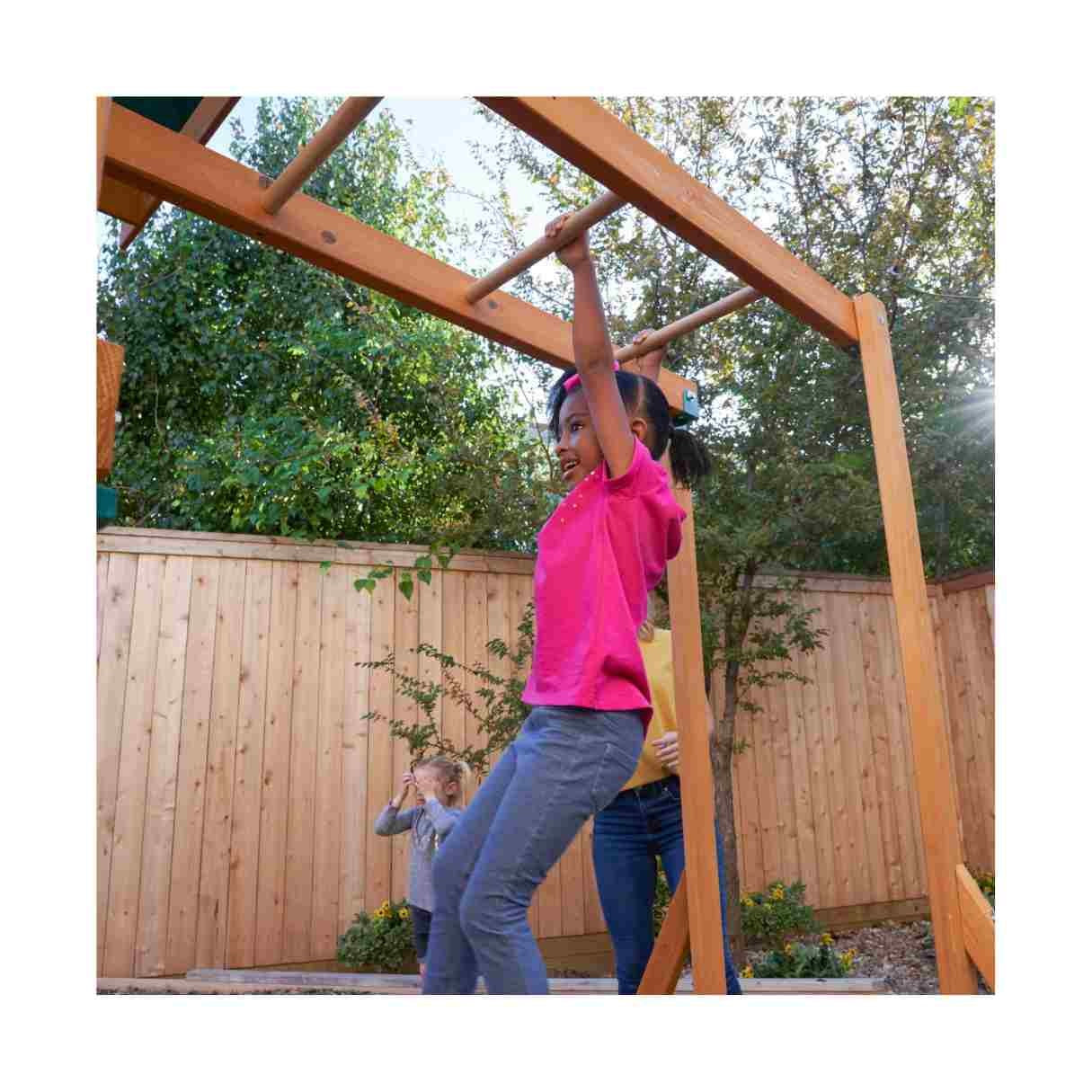 Kidkraft Brightside Wooden Swing Set / Playset