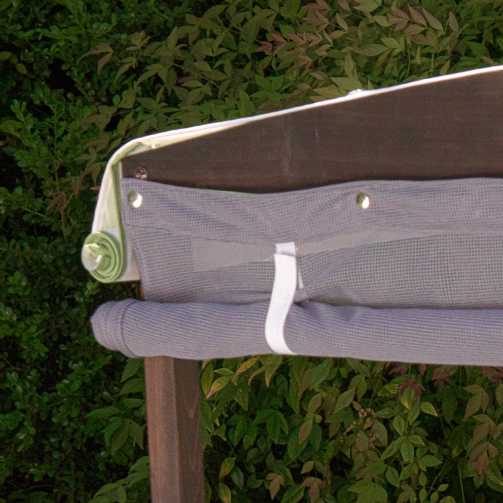 Kidkraft Cabana Sandbox - Beige & White Stripes