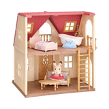 Calico Critters Red Roof Cozy Cottage With Figurines, Furniture & Accessory