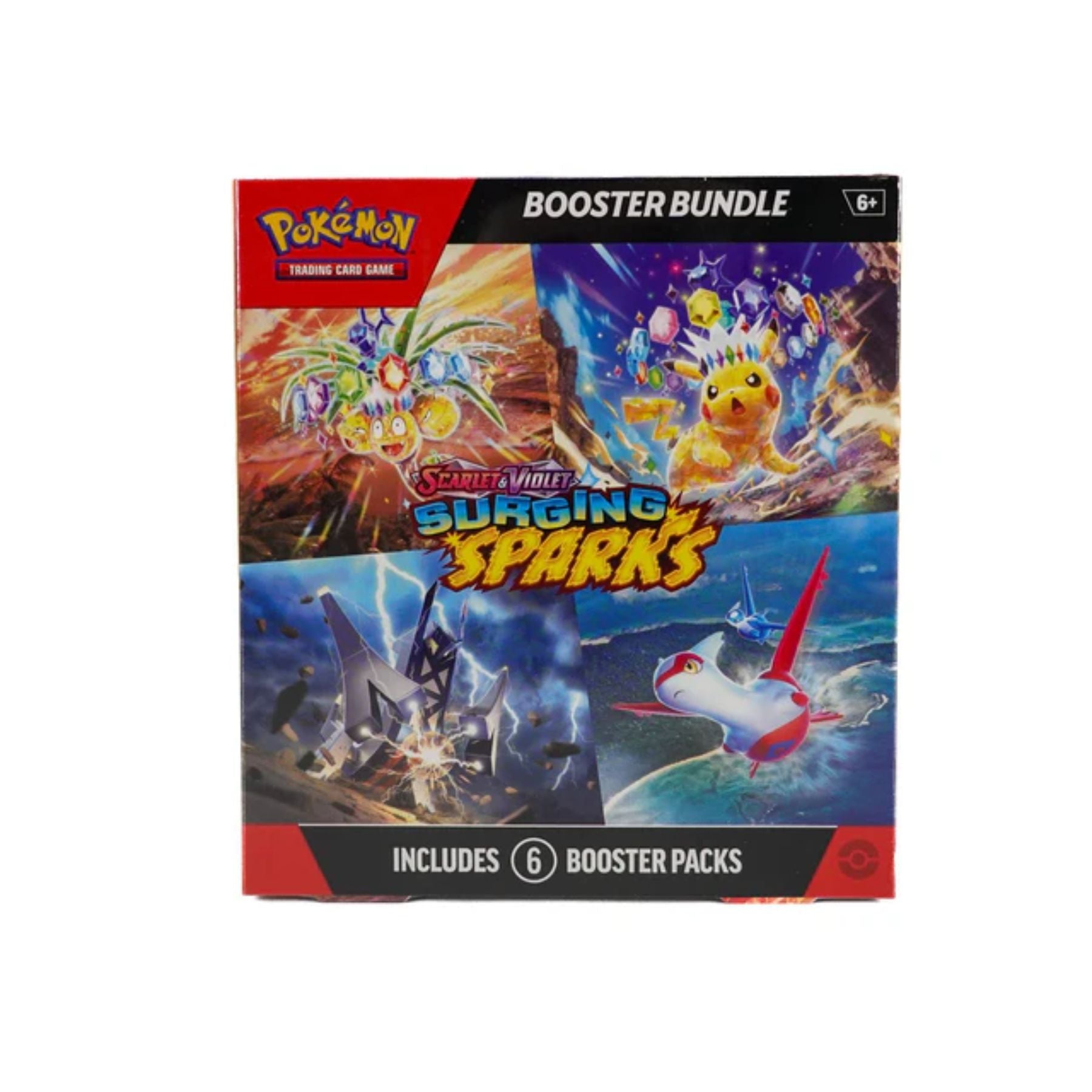 surging sparks 6 pack booster box Pokemon Scarlet & Violet: Surging Sparks 6-Pack Booster Bundle – Flitit