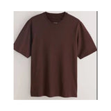 Crew Neck T-Shirt for Men - Dark Brown