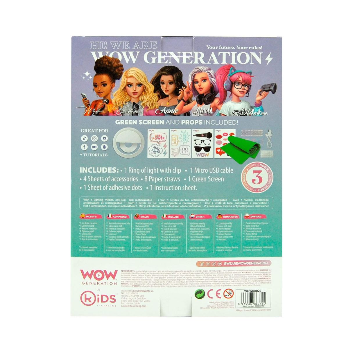 Wow Generation Selfie Light With Accessories