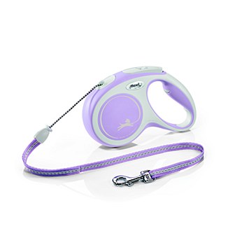 Flexi Comfort Cord Dog Lead Retractable Medium 5m Rose