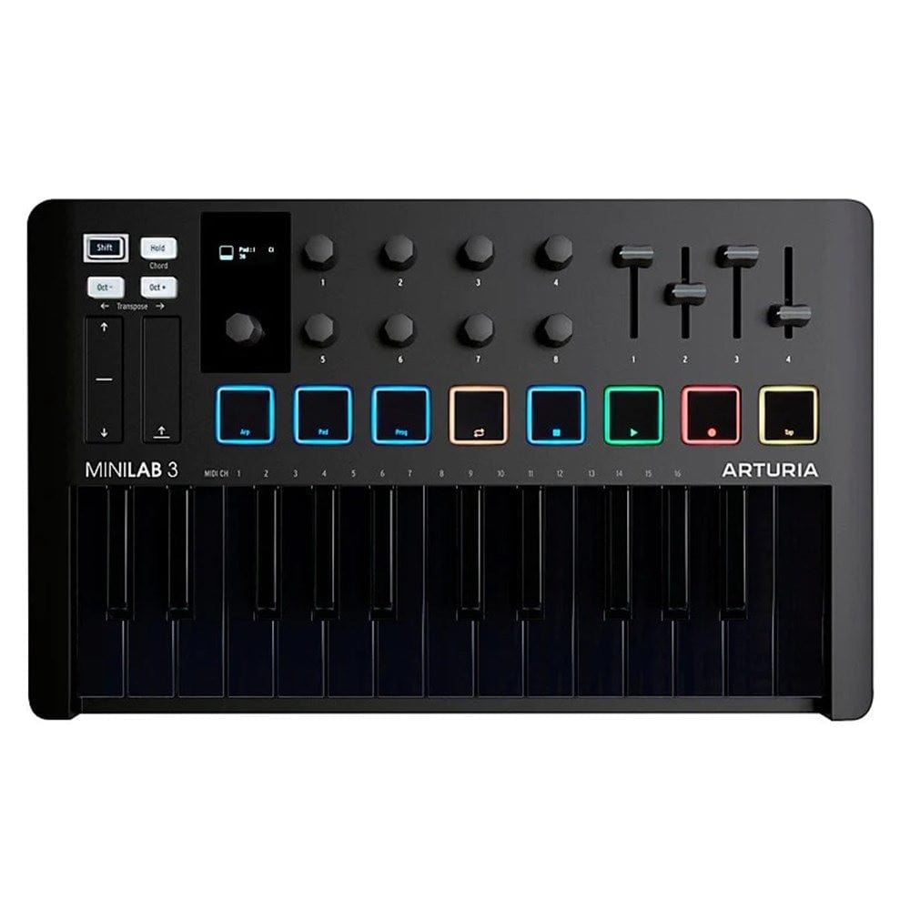 Arturia Electronics Arturia - MiniLab Mk3 - Black Edition