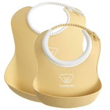 BabyBjorn Babies BabyBjorn Feeding Bib Set - Powder Yellow