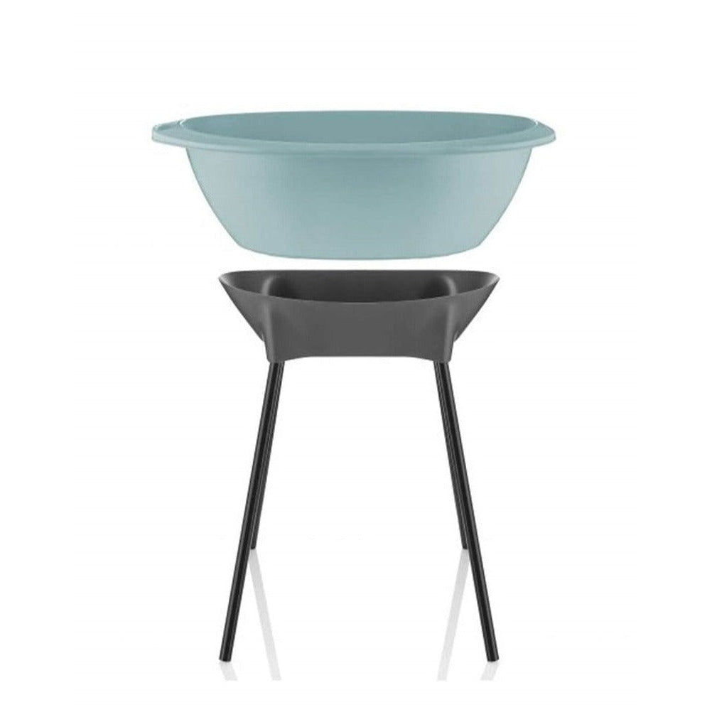 Babyjem - 4-Piece Elegant Bath Tub Set for Babies - Newborn - Turquoise - 0 Months+