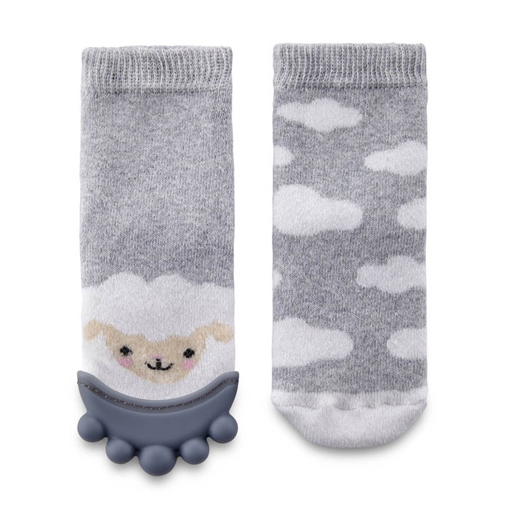Babyjem - Sock Teether - 3-12 Months - Grey