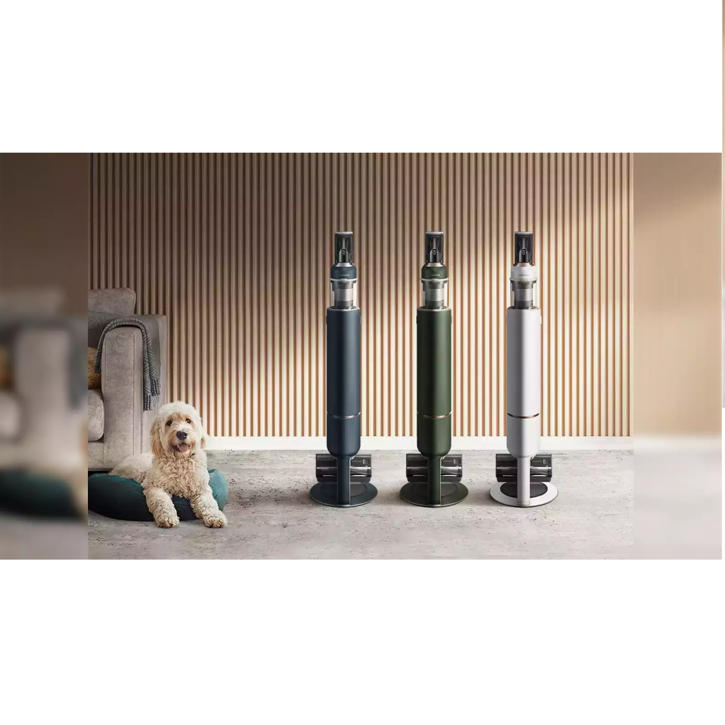 مكنسة كهربائية لاسلكية SAMSUNG BESPOKE Woody green Jet AI 280W VS28C973DR