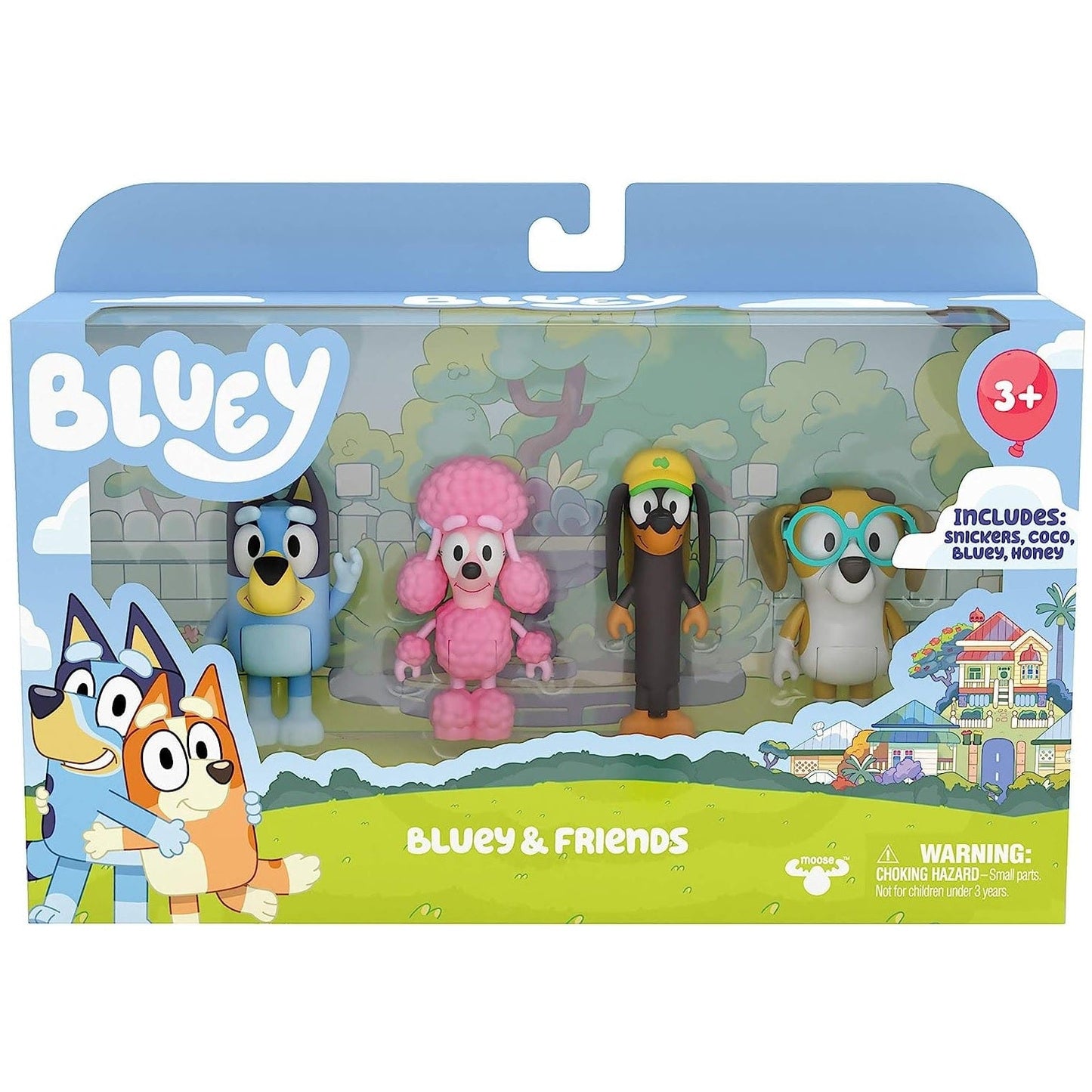 Bluey Toys Bluey S3 Figure 4pk
