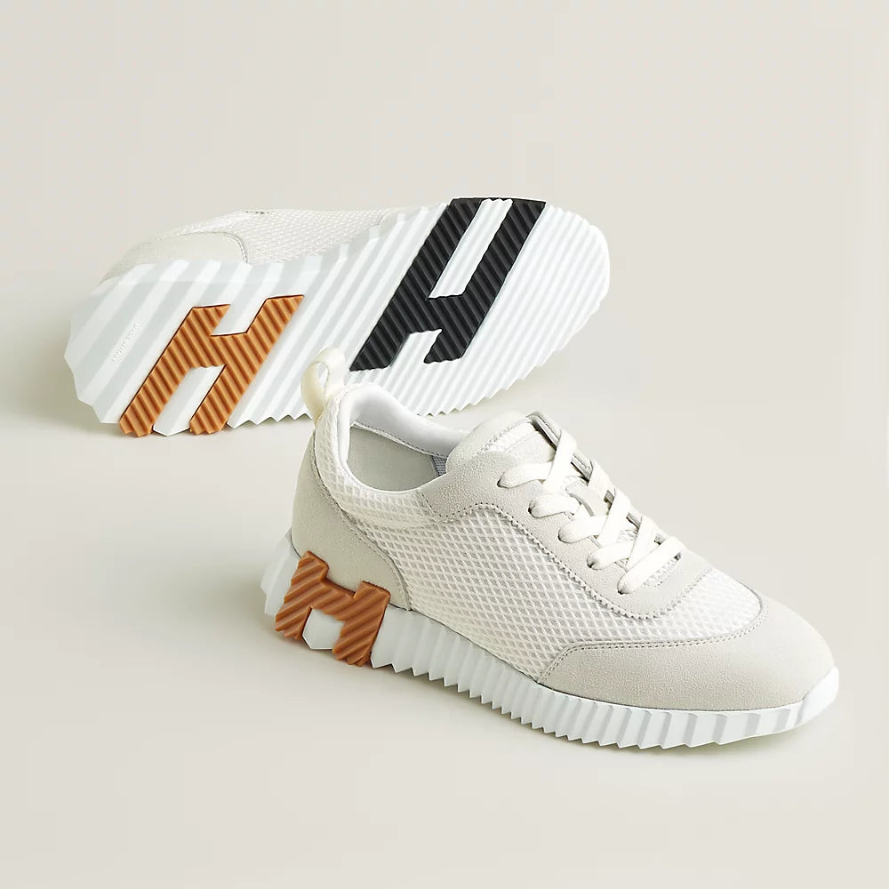 Hermes Bouncing Sneaker "Blanc Suede" - 39 EU