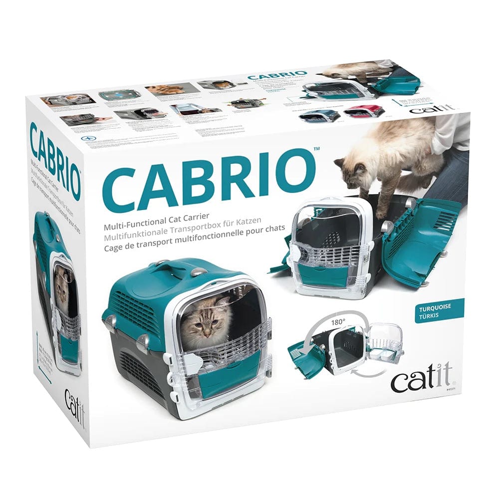 Catit Pet Supplies Catit Cabrio Cat Carrier System - Turquoise