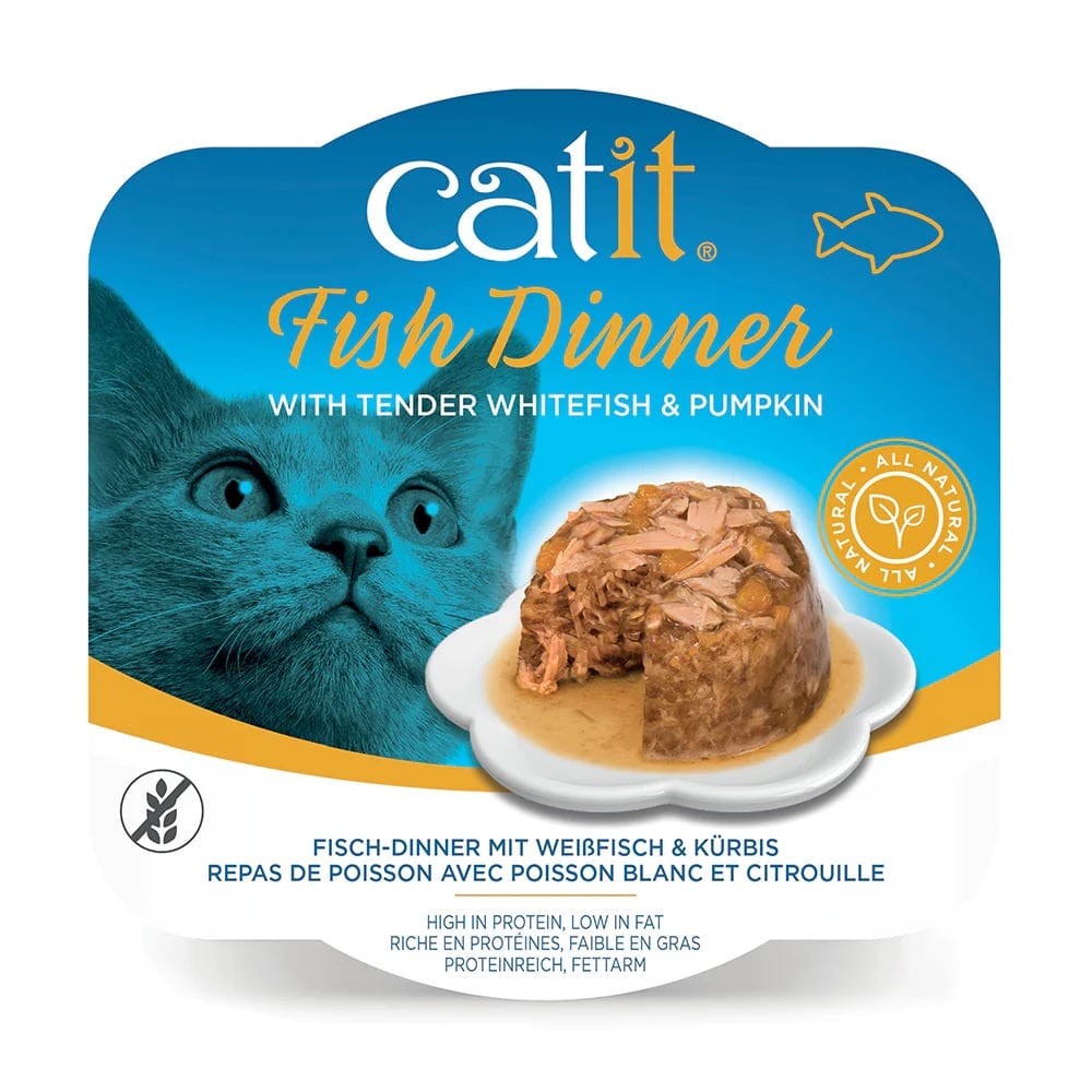 Catit Pet Supplies Catit Fish Dinner, Whitefish & Pumpkin 80g