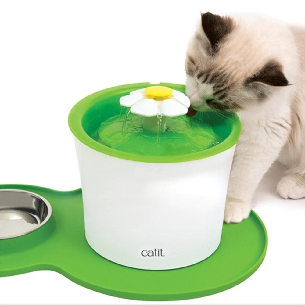 Catit Pet Supplies Catit Peanut Placemat Green - Medium