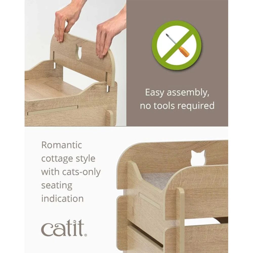 Catit Premium Cat Furniture Cottage Oak