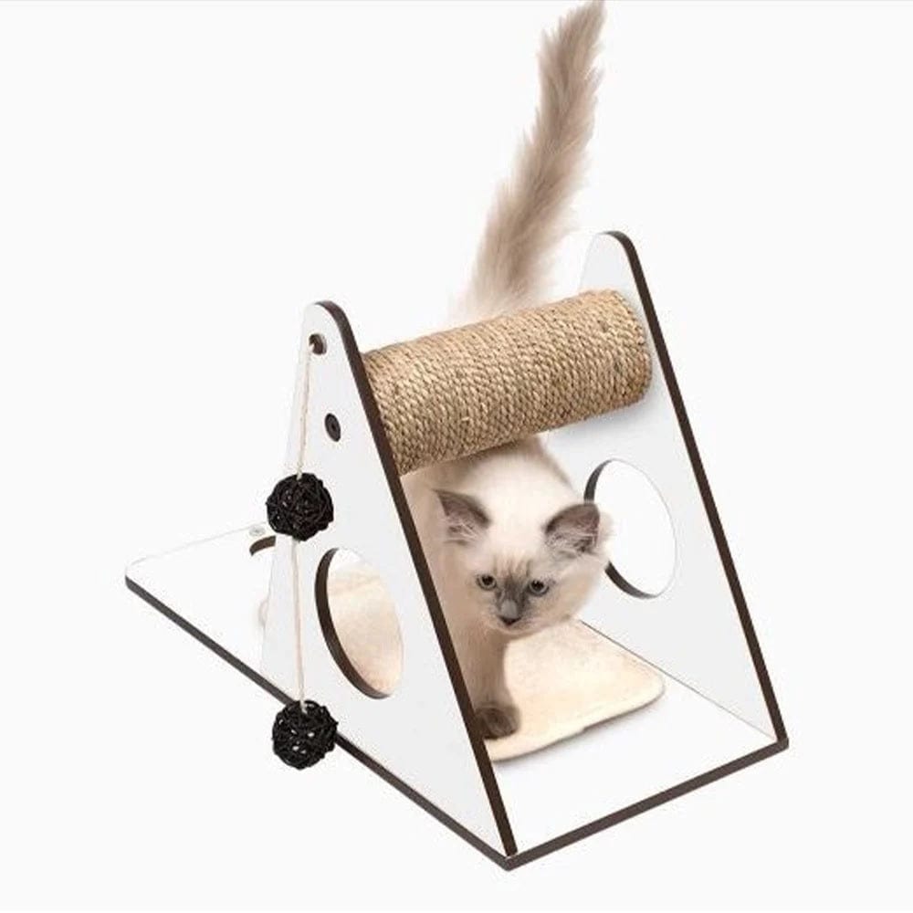 Catit Pet Supplies Catit Premium Cat Furniture V-Play Center - White