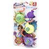 Chalkie Toys Chalkie Chalk Blast Balls 3 Pcs Set (Green, Yellow & Purple)