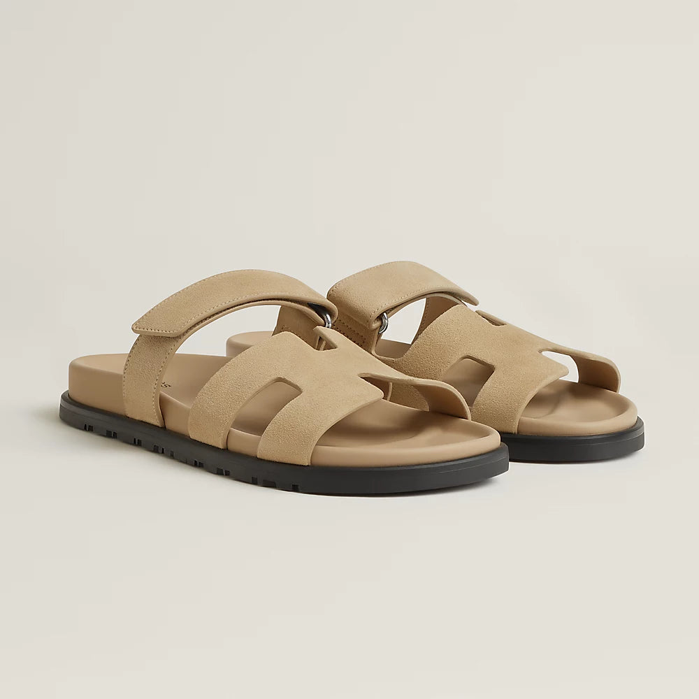 Hermes Chypre Sandal "Beige Lin"