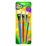 Crayola Toys Crayola - Flat Brush Set - Pack of 4