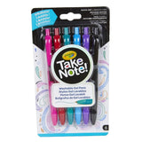 Crayola Toys Crayola - Take Note! Washable Gel Pens, Pack of 6