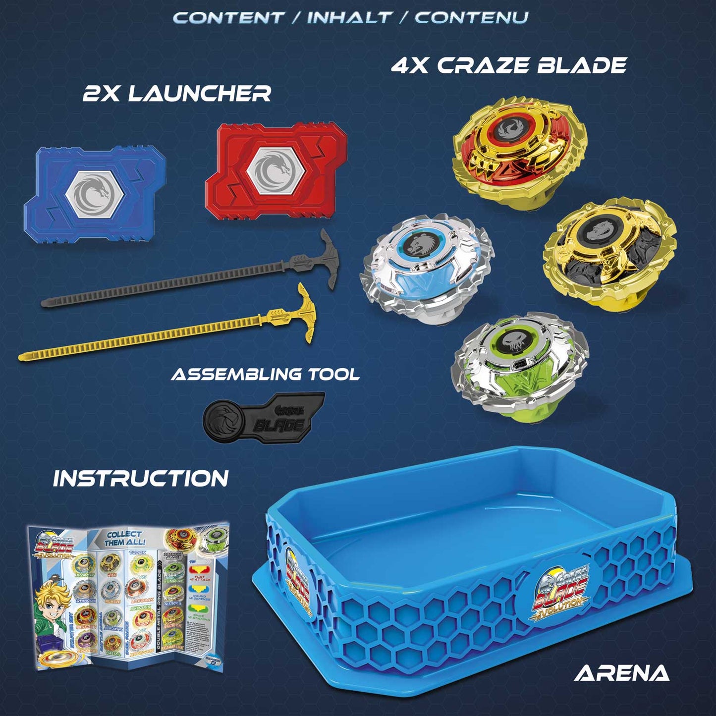 Craze Action Toys BLADE - BATTLE ARENA SET EVOLUTION