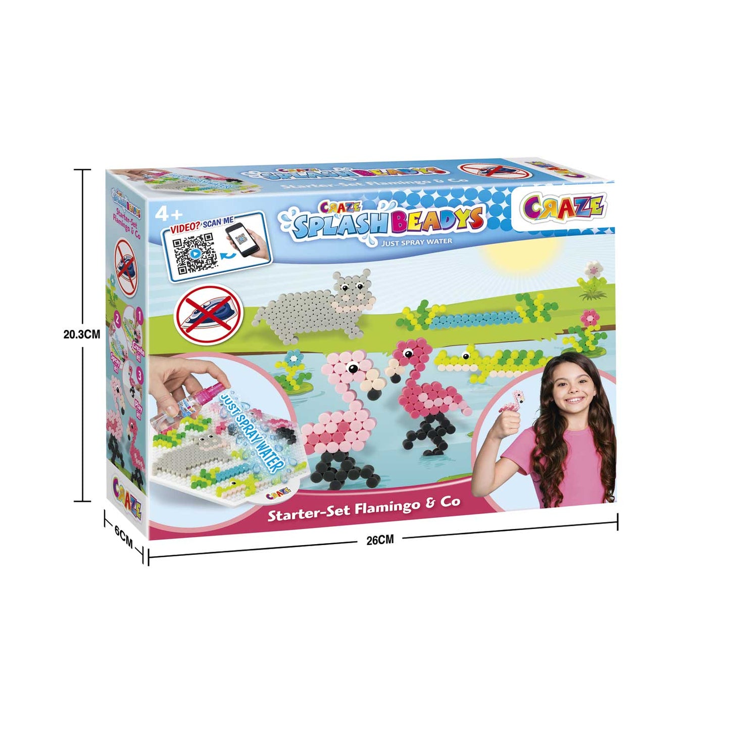 Craze Sand SPLASH BEADYS - STARTER FLAMINGO V2